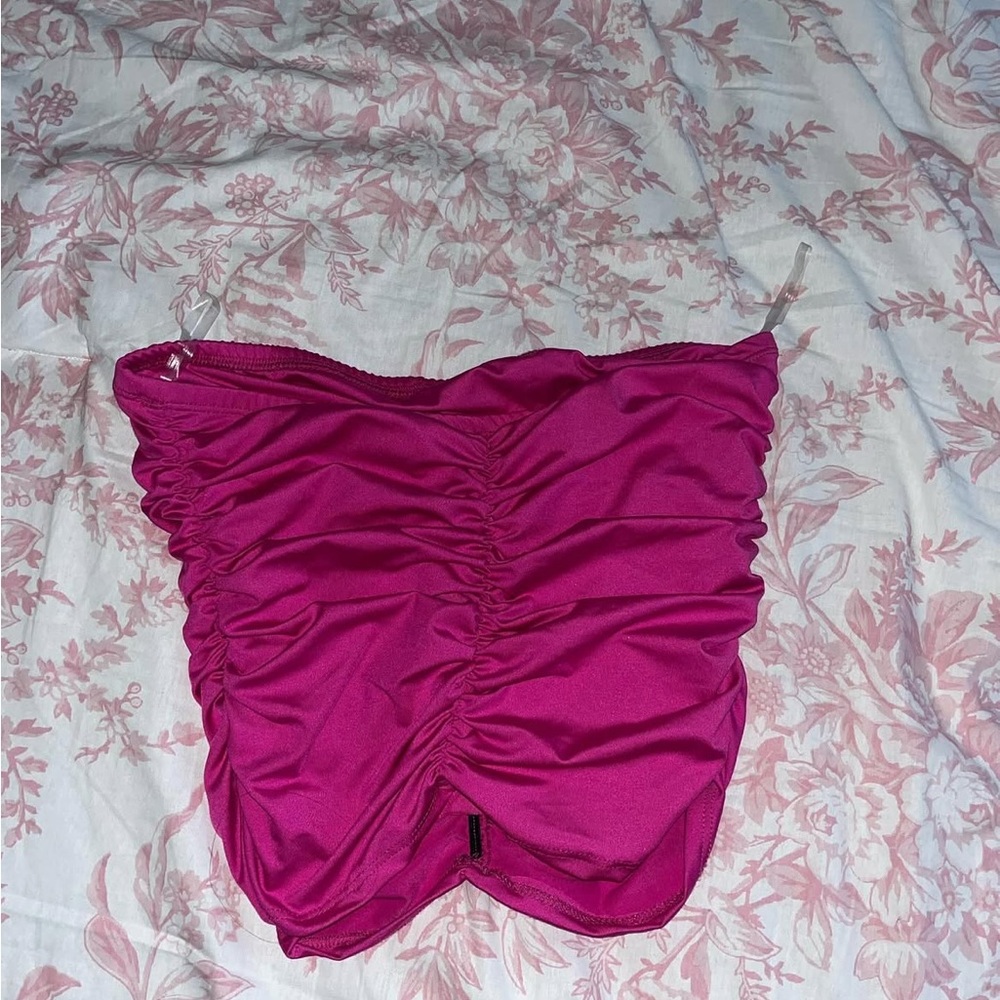 Skims hot pink tube top never worn